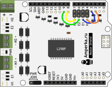 Шаговый двигатель 36HT20-0504MA